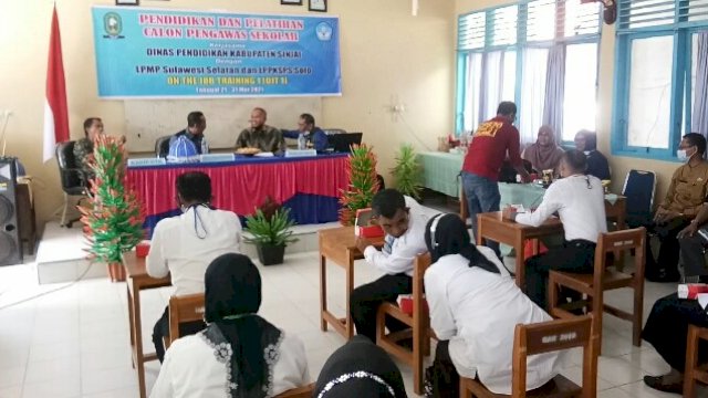 Diklat Cawas oleh Disdik Sinjai.