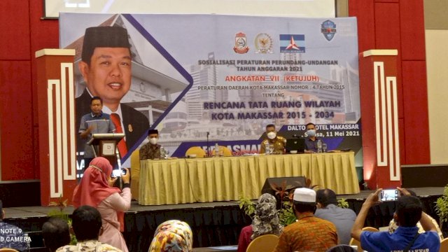 Anggota DPRD Makassar, Andi Asmara Menggelar Sosialisasi Perda Nomor 4 Tahun 2015 tentang RTRW