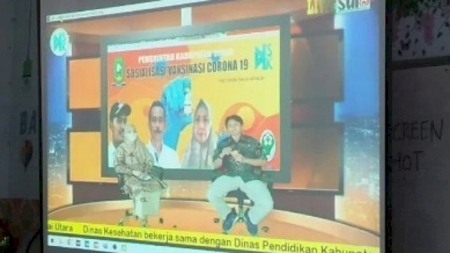 Berikan Pemahaman, Disdik Sinjai Sosialisasi Manfaat Vaksin Covid-19