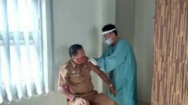Besok, Vaksinasi Dosis Pertama untuk Pelayanan Publik di Sinjai Dirampungkan