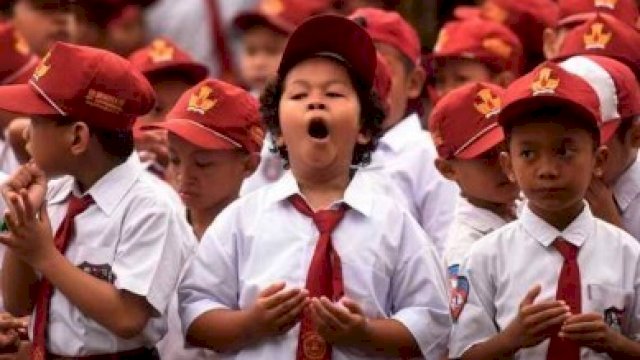Foto siswa SD (sebelum pandemi covid-19).