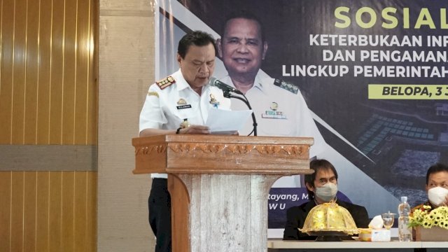 Dinas Kominfo-SP Luwu Gelar Sosialisasi Keterbukaan Informasi Publik dan Pengamanan Informasi