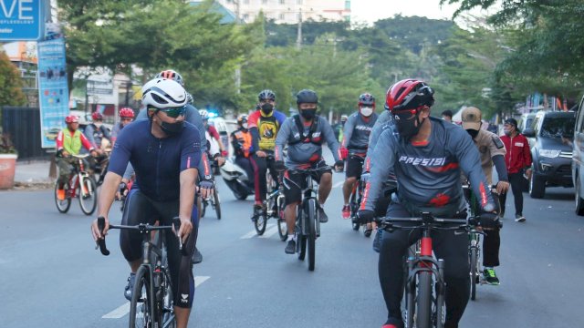 Danny Jalin Silaturahim Bersepeda Santai Bersama Forkopimda