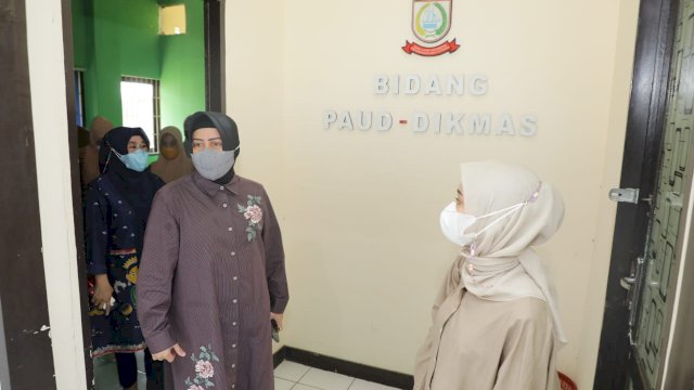 Indira Yusuf Ismail Lakukan Peninjauan ke Sejumlah Paud dan TK di Kota Makassar