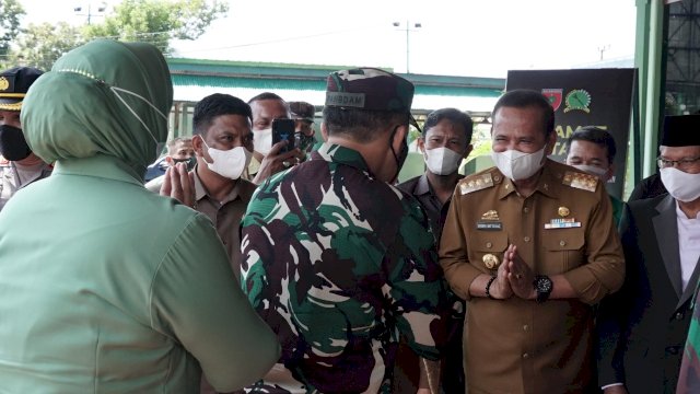 Kunker Pangdam XIV/Hasanuddin, Basmin : Pemkab. Luwu Siap Jadi Mediator