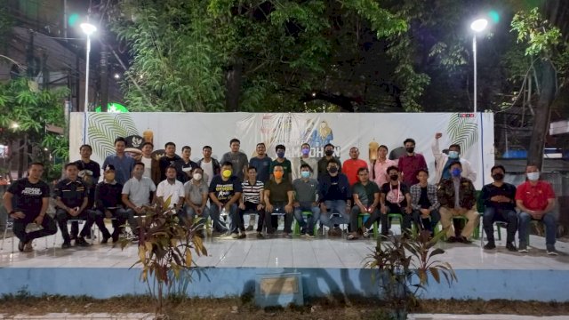 Pengurus KNPI Makassar bersama OKP DPK.