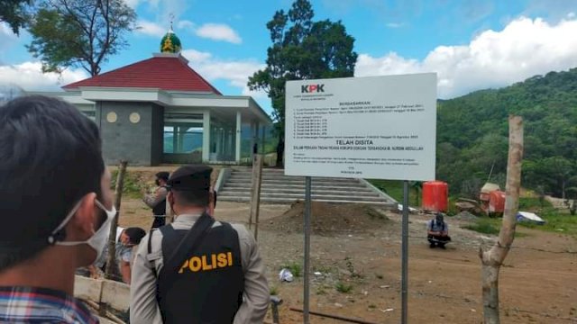 Foto Masjid dan lahan NA yang beredar di Grup WhatsApp.