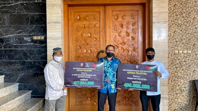 Masyarakat Makassar Donasi Rp400 Juta ke Palestina dan Rp417 untuk Al Quds, Danny: Ini Panggilan Kemanusiaan