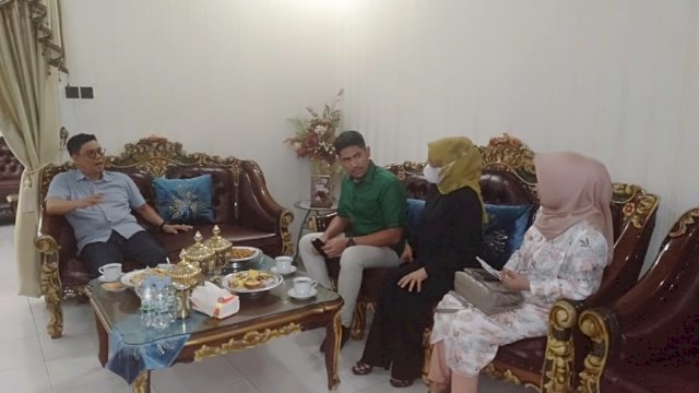 Wabup Edy Manaf ditemui tiga legislator DPRD Sulsel.