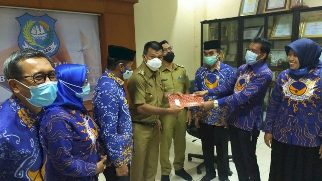 Bupati Andi Utta menerima rekomendasi dari NasDem.