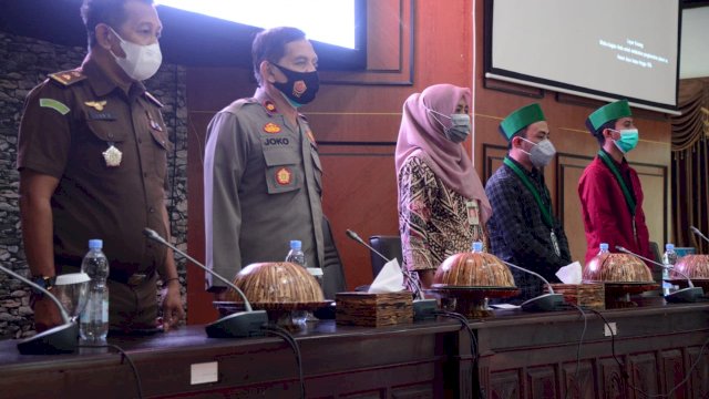 Pembukaan konfercab HMI Sinjai, pada Kamis malam.