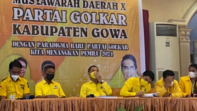 Delapan Pemilik Suara Tak Hadir Musda Golkar Gowa
