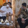 Kapolda Sulsel Kunjungi Bupati ASA, Disambut Hidangan Buah Durian