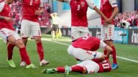40 Menit Babak Pertama Denmark Vs Finlandia, Christian Eriksen Jatuh Tak Sadarkan Diri, Pertandingan Ditangguhkan