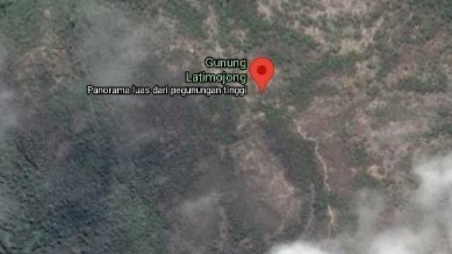 Potret Gunung Latimojong dari Maps.
