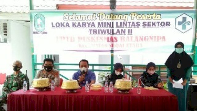 Evaluasi Program Kesehatan, Puskesmas Balangnipa Gelar Lokmin Lintas Sektor