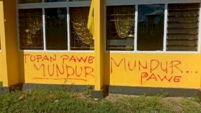 Potret Kantor Golkar Sinjai, dari luar ruangan. (Dok: PB)