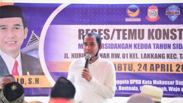Ketua DPRD Kota Makassar Rudianto Lallo