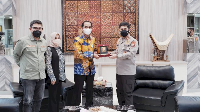 Pimpinan DPRD Makassar Temui Kapolda Sulsel