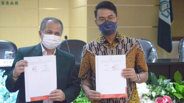 Pihak UIN Alauddin Makassar dengan Bupati ASA.