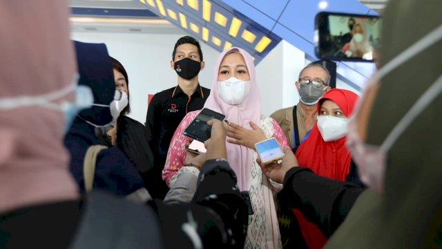 Wakil Wali Kota Makassar Fatmawati Rusdi Memantau Proses Wisata Vaksin 