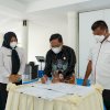 Bupati Andi Utta Tandatangani MoU Dengan KPU
