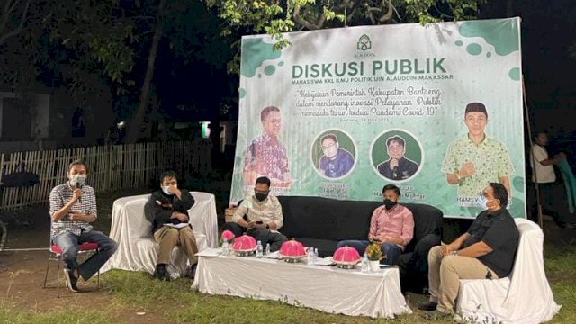 Kepada Mahasiswa KKL Ilmu Politik UIN, Ketua DPRD Bantaeng: Pandemi bukan Penghalang untuk Berinovasi