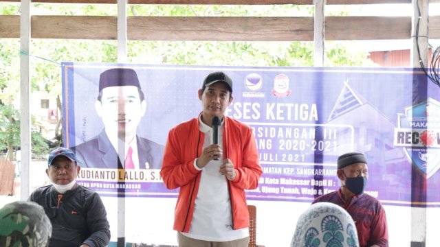 Ketua DPRD Makassar Rudianto Lallo. (Trotoar/Alam).