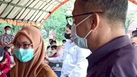 Vaksinasi Massal, Lima Tim Vaksinator Dikerahkan di Lapangan Upacara Kantor Bupati
