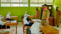 Pantau PTM di Sekolah, Wabup Edy Manaf: Varian Delta Sangat Berbahaya
