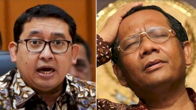 Fadli Zon - Mahfud Md. (Trotoar.id).
