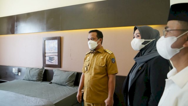 Ketua Dewan Perwakilan Rakyat Daerah (DPRD) Provinsi Sulawesi Selatan Andi Ina Kartika Sari hadir mendampingi Plt ubernur Sulsel melaunching Fasilitas Isolasi Terintegrasi (FIT) Provinsi Sulsel, di Asrama Haji Sudiang Makassar&nbsp;