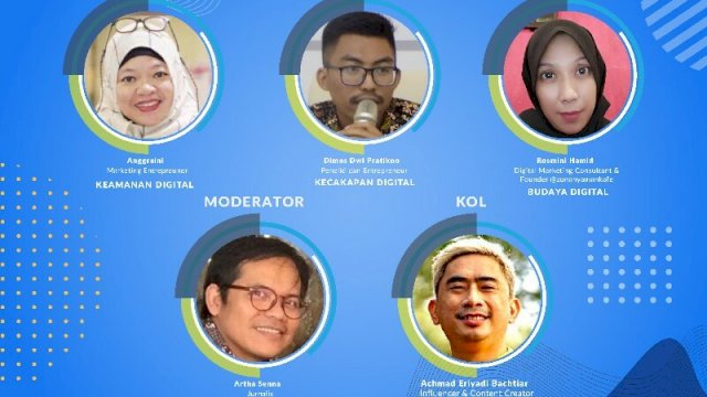 Rangkaian Program Literasi Digital &ldquo;Indonesia Makin Cakap Digital&rdquo; di Sulawesi, yang diselenggarakan oleh Kementerian Komunikasi dan Informatika Republik Indonesia dan Siberkreasi bersama Dyandra Promosindo, dilaksanakan secara virtual pada 18 Agustus 2021 di Gowa, Sulawesi Selatan. 
