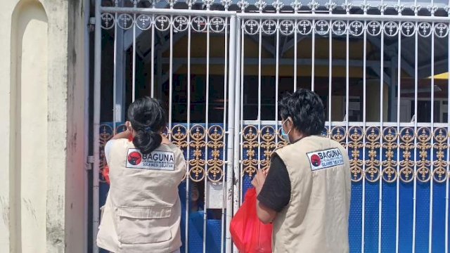Seminggu Bergerak, Baguna PDIP Sulsel Telah Bagikan 1.000 Paket Makanan untuk Warga Isoman