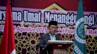 Buka Musda MUI, Plt Gubernur Sulsel Minta Dukungan Pemuka Agama Dalam Syiar Vaksinasi dan Pentingnya Prokes