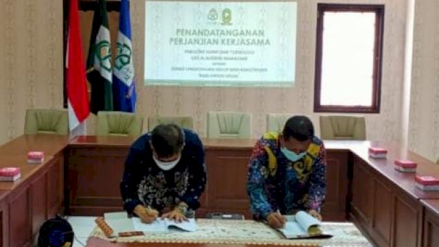 FST UIN Alauddin Jalin Kerjasama dengan DLHK Sinjai