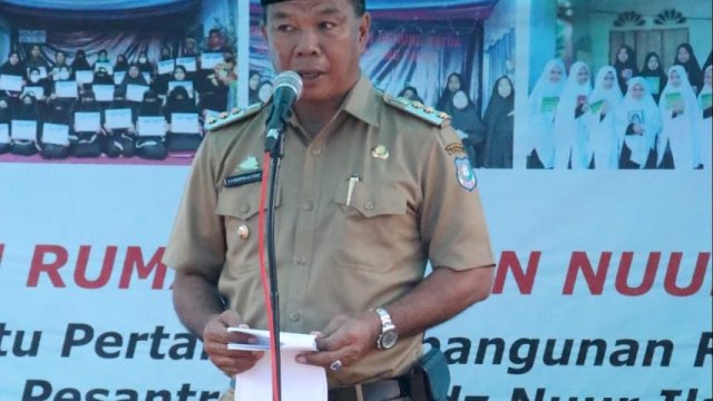 Tahun Baru Islam, Bupati letakkan Batu Pertama Pembangunan Pesantren Alquran