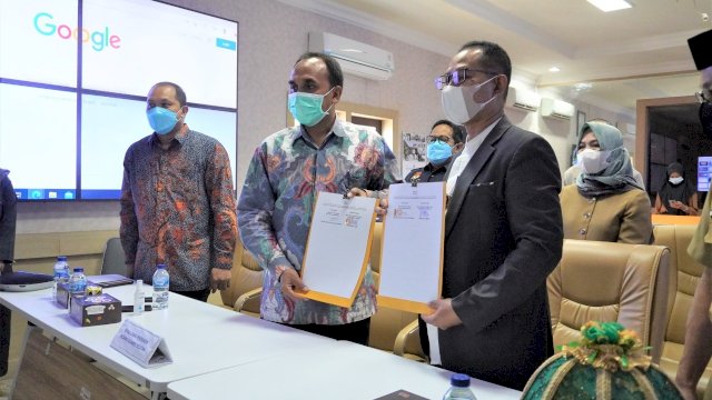 Komisi Pemilihan Umum (KPU) Provinsi Sulawesi Selatan melakukan penandatanganan perjanjian kerjasama dengan Dinas Pendidikan (Disdik) Provinsi Sulawesi Selatan.