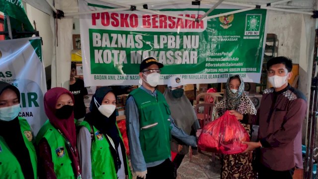 Baznas dan LPBI NU Makassar : Saatnya Pikirkan Kelangsungan Hidup Korban Kebakaran di Lepping