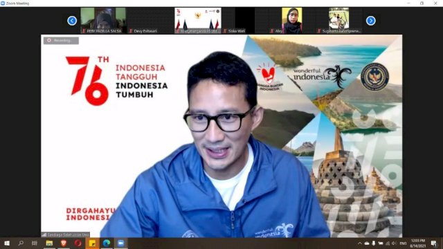 Duet Sandiaga Uno – Kamrussamad Gelar YES di Kampus Universitas Muhammadiyah Makassar