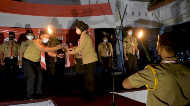 Kwartir Cabang (Kwarcab) Gerakan Pramuka Luwu Utara menggelar acara Ulang Janji Dalam Rangka Peringatan Hari Pramuka ke-60 Tahun 2021. 