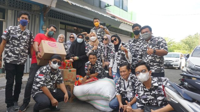 Bapera Sulsel Sambangi Korban Kebakaran Jongayya
