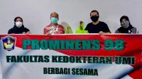 Prominens 98 FK UMI Berbagi Sesama Isoman Covid-19