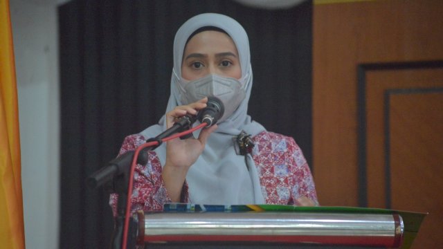 Bunda PAUD Sinjai Andi Nurhilda Daramata Seto.
