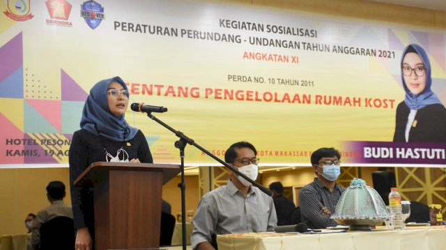 Budi Hastuti Sosialisasi Perda Pengelolaan Rumah Kost
