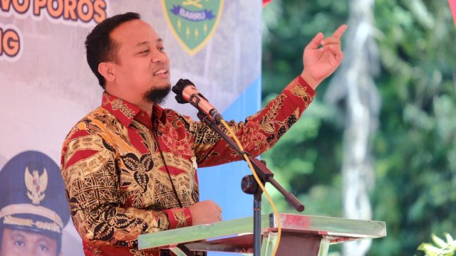 Ruas jalan Takkalasi - Bainange - Lawo yang menjadi akses jalan provinsi yang menghubungkan Kabupaten Barru dan Soppeng, atas sinergitas dari berbagai pihak. 