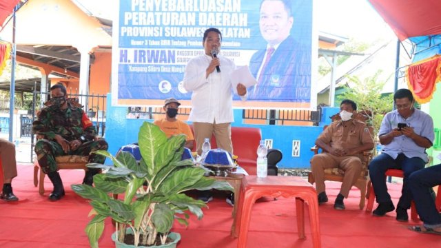 H Irwan Sosialisasikan Perda Nomor 3 Tahun 2018