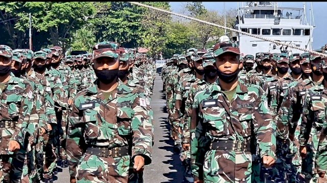 Tiga Kapal Perang Akan Terlibat Khusus Upacara Pelantikan Dan Penyumpahan Siswa Satdik-2 Makassar