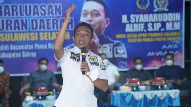 Syaharuddin Alrif Wakil Ketua DPRD Sulsel 