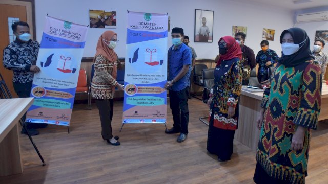 Kendalikan Gratifikasi Pegawai, Bupati Luwu Utara Launching Aplikasi WBS